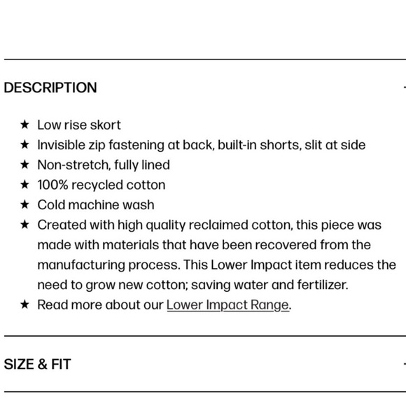 Princess Polly Gigi Black Skort - Picture 7 of 7